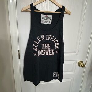 Roots of Fight Allen Iverson The Answer Black Tank Top, Size XL
